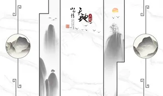 大理石背景墙图片