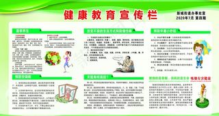 健康教育宣传栏图片