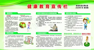 健康教育宣传栏图片