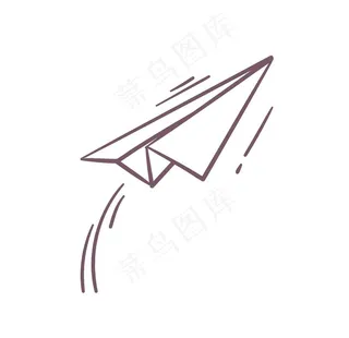 卡通纸飞机图片