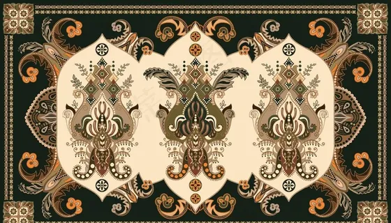 地毯图案图片