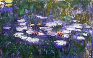 莫奈 睡莲图片