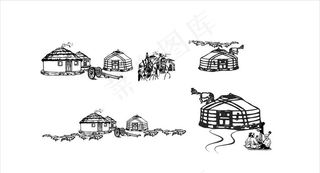 蒙古菜鸟图库片