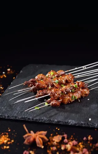 烤牛肉串图片
