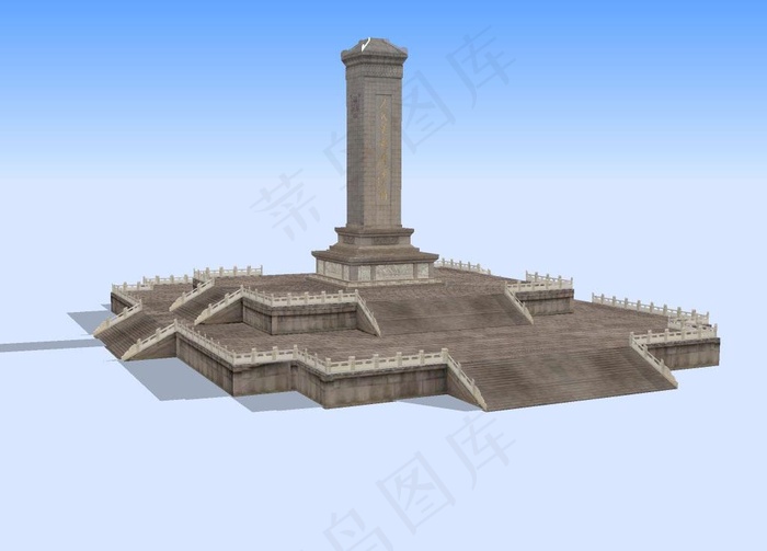 纪念碑3D模型图片