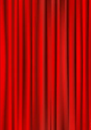 红色喜庆窗帘唯美背景矢量素材图片