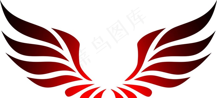翅膀标志图片cdr矢量模版下载