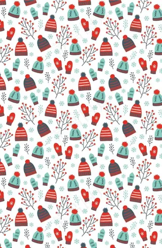 圣诞帽圣诞元素背景图片