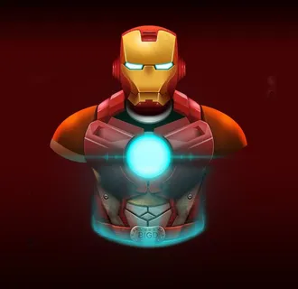 钢铁侠PSD临摹图片