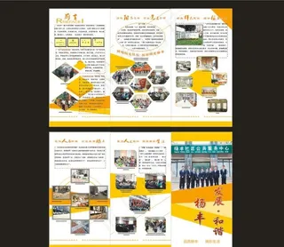 杨丰社区提质提档工作三折页图片