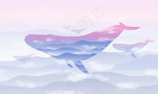 水墨画 背景墙图片