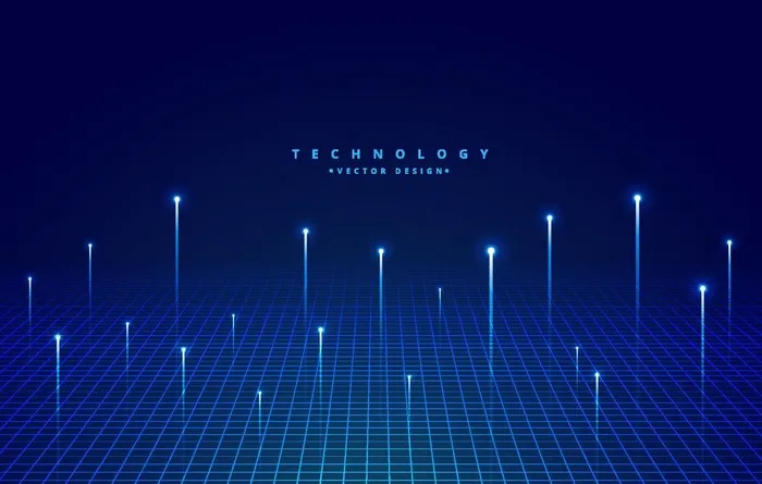 科技线条背景图片ai矢量模版下载