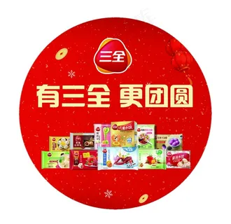 三全圆形地贴图片