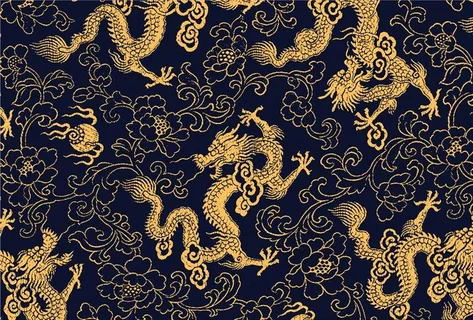 绣花龙图片 绣花龙图片
