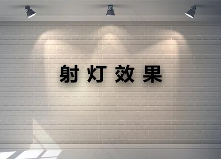 射灯效果图片 射灯效果图片