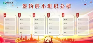 小组积分榜图片