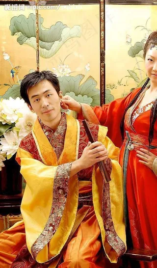 古装个性婚纱图片