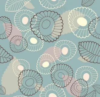 矢量树叶花纹线条背景底纹图片