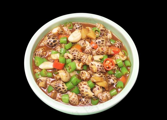 辣炒花螺仔图片