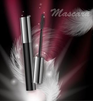 矢量化妆品 矢量眉笔 眼睫毛膏图片