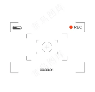 摄影照相机镜头简笔画图片