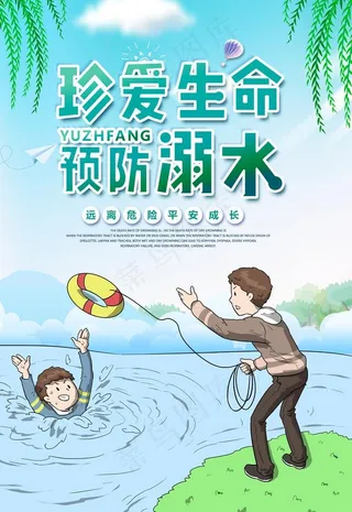 防溺水宣传图片