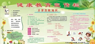 健康教育宣传栏图片