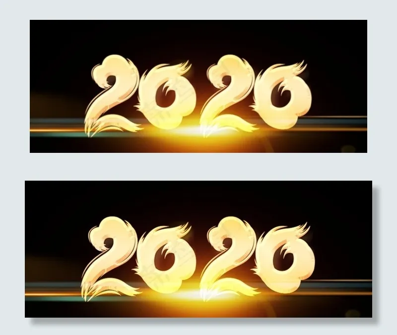 2020字体图片psd模版下载