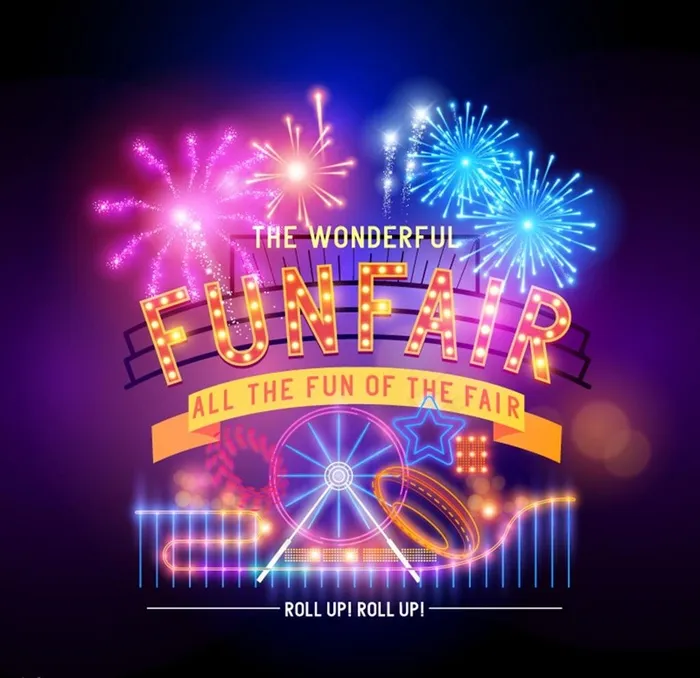 焰火游乐园海报图片ai矢量模版下载