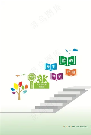 楼梯文化墙图片