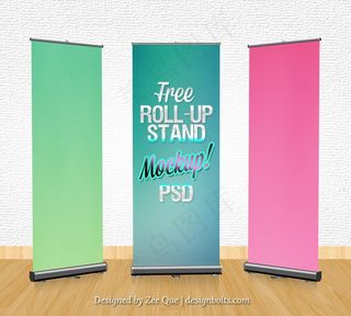 X展架易拉宝样机图片