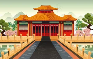 中国古代院子图片