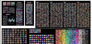 AI渐变色卡图片