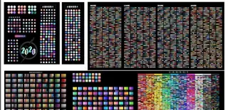 AI渐变色卡图片