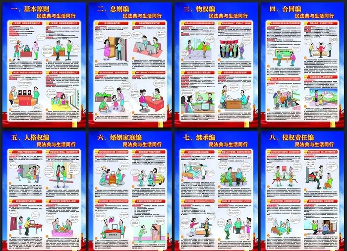 民法典图片(3543X5316(DPI:300))psd模版下载