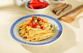 凉拌腐竹图片