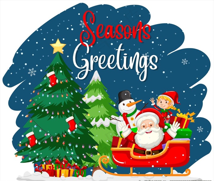 卡通圣诞节图片