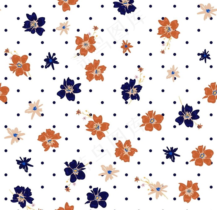 卡通印花图案图片