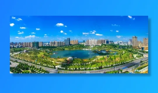 城市建筑航拍风景图片 城市建筑航拍风景图片