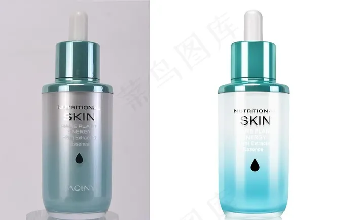 护肤品瓶子精修分层图片(2368X1548(DPI:150))psd模版下载