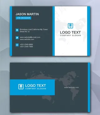 商务名片模板图片