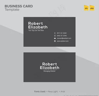 商务名片模版图片