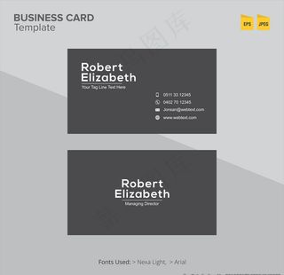 商务名片模版图片