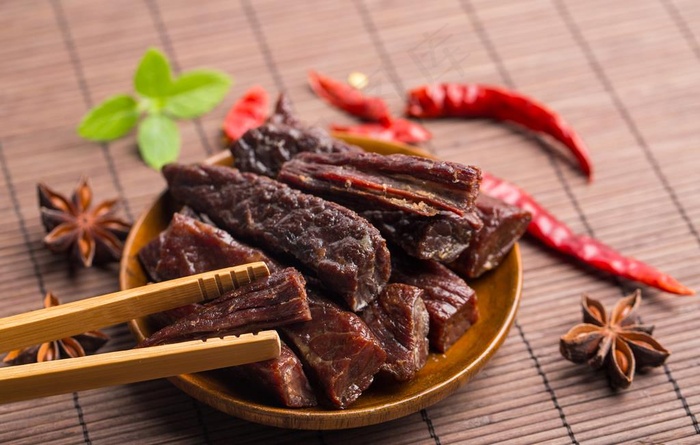 风干牛肉图片