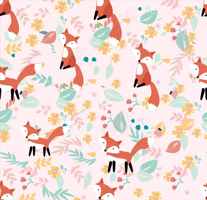 唯美碎花底纹图片