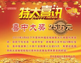 特大喜讯图片