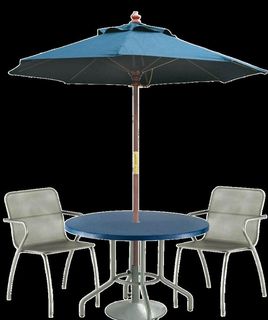 psd素材 躺椅 室外 遮阳伞图片