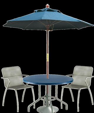 psd素材 躺椅 室外 遮阳伞图片