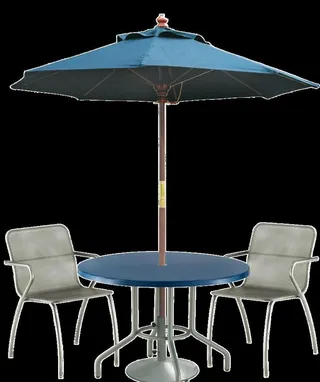 psd素材 躺椅 室外 遮阳伞图片