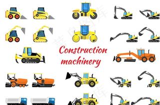 卡通工程车图片